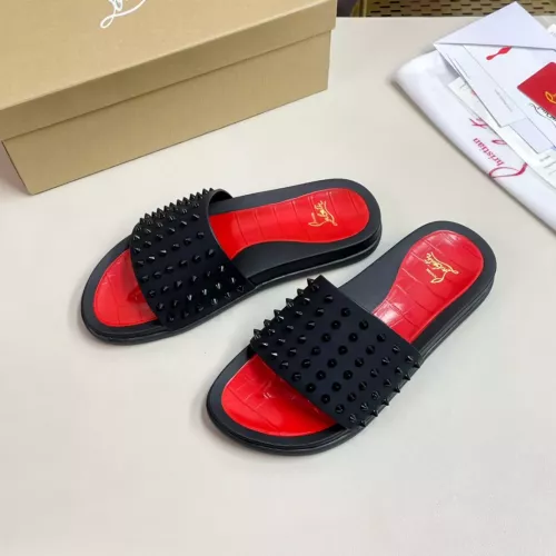 Christian Louboutin CL Slippers For Men #1329707 $60.00 USD, Wholesale Replica Christian Louboutin CL Slippers