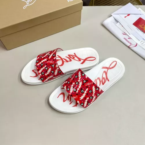 Christian Louboutin CL Slippers For Men #1329712 $52.00 USD, Wholesale Replica Christian Louboutin CL Slippers