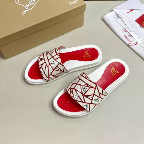 Christian Louboutin CL Slippers For Men #1329716 $52.00 USD, Wholesale Replica Christian Louboutin CL Slippers