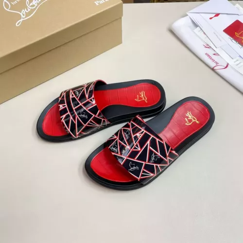 Christian Louboutin CL Slippers For Men #1329717 $52.00 USD, Wholesale Replica Christian Louboutin CL Slippers