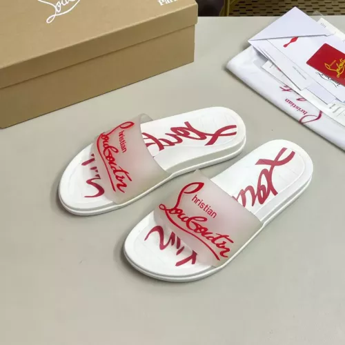 Christian Louboutin CL Slippers For Men #1329720 $52.00 USD, Wholesale Replica Christian Louboutin CL Slippers