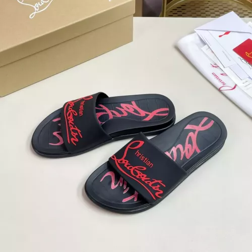 Christian Louboutin CL Slippers For Men #1329721 $52.00 USD, Wholesale Replica Christian Louboutin CL Slippers