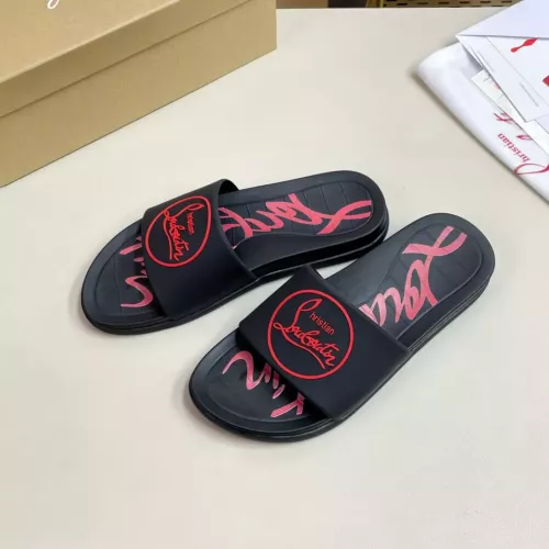 Christian Louboutin CL Slippers For Men #1329722 $52.00 USD, Wholesale Replica Christian Louboutin CL Slippers
