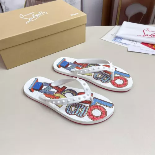 Christian Louboutin CL Slippers For Men #1329727 $48.00 USD, Wholesale Replica Christian Louboutin CL Slippers