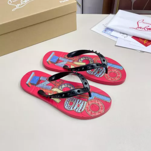 Christian Louboutin CL Slippers For Men #1329728 $48.00 USD, Wholesale Replica Christian Louboutin CL Slippers