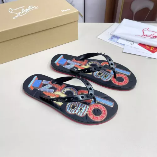 Christian Louboutin CL Slippers For Men #1329729 $48.00 USD, Wholesale Replica Christian Louboutin CL Slippers