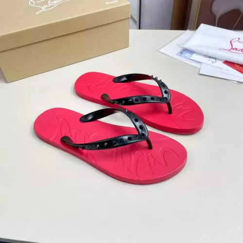 Christian Louboutin CL Slippers For Men #1329733 $45.00 USD, Wholesale Replica Christian Louboutin CL Slippers