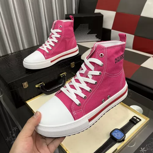 Dsquared High Tops Shoes For Men #1329772 $82.00 USD, Wholesale Replica Dsquared High Tops Shoes