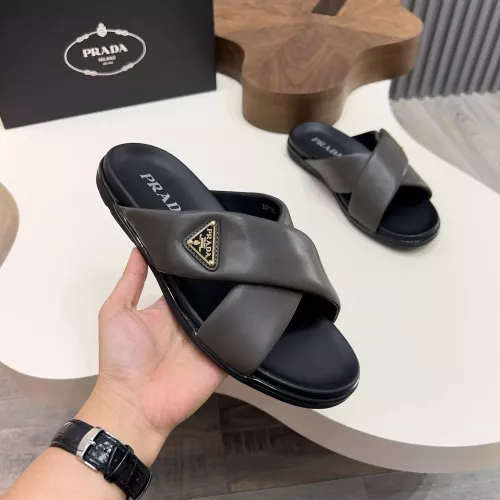 Replica Prada Slippers For Men #1329862 $98.00 USD for Wholesale