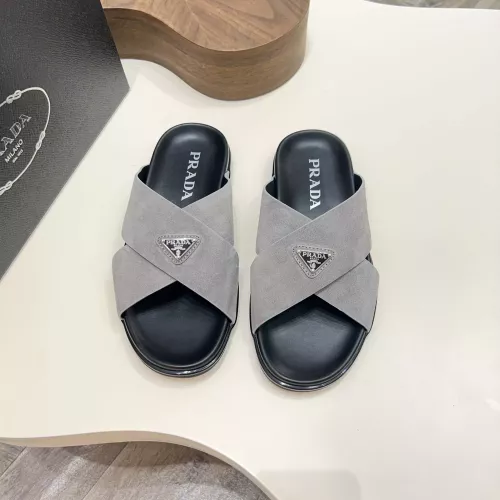 Replica Prada Slippers For Men #1329870 $92.00 USD for Wholesale