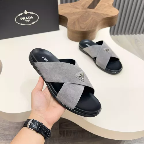Replica Prada Slippers For Men #1329870 $92.00 USD for Wholesale