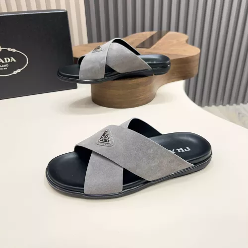Replica Prada Slippers For Men #1329870 $92.00 USD for Wholesale