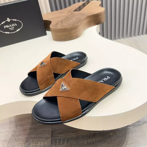 Prada Slippers For Men #1329871 $92.00 USD, Wholesale Replica Prada Slippers