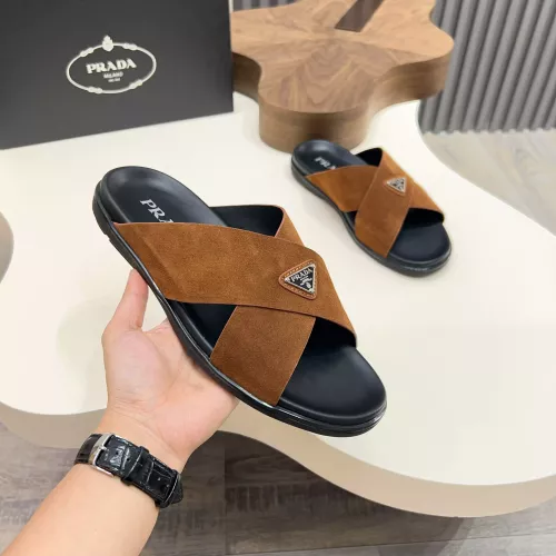 Replica Prada Slippers For Men #1329871 $92.00 USD for Wholesale