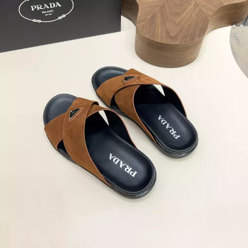 Replica Prada Slippers For Men #1329871 $92.00 USD for Wholesale