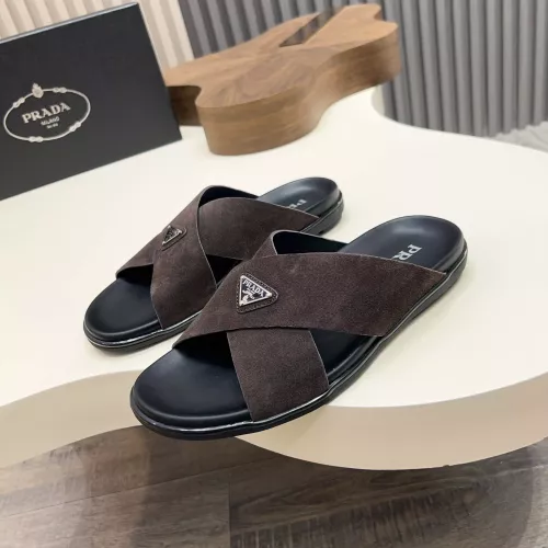 Prada Slippers For Men #1329872 $92.00 USD, Wholesale Replica Prada Slippers