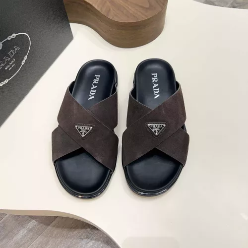 Replica Prada Slippers For Men #1329872 $92.00 USD for Wholesale