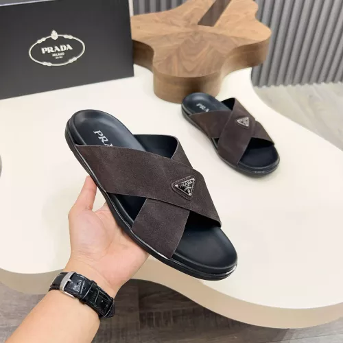Replica Prada Slippers For Men #1329872 $92.00 USD for Wholesale