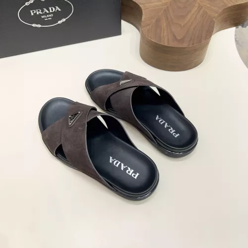 Replica Prada Slippers For Men #1329872 $92.00 USD for Wholesale
