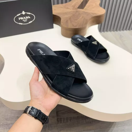 Replica Prada Slippers For Men #1329873 $92.00 USD for Wholesale