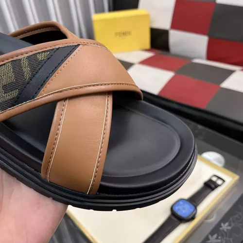 Replica Fendi Slippers For Men #1329935 $60.00 USD for Wholesale