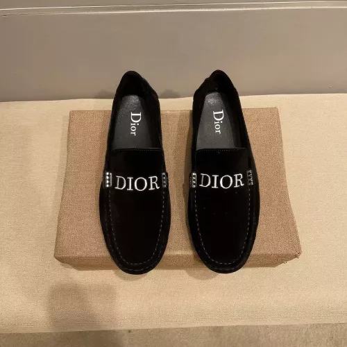 Christian Dior Leather Shoes For Men #1330111 $72.00 USD, Wholesale Replica Christian Dior Leather Shoes