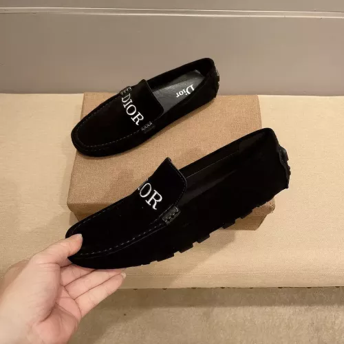 Replica Christian Dior Leather Shoes For Men #1330111 $72.00 USD for Wholesale