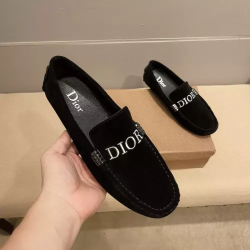 Replica Christian Dior Leather Shoes For Men #1330111 $72.00 USD for Wholesale