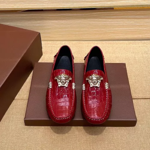 Replica Versace Leather Shoes For Men #1330113 $72.00 USD for Wholesale