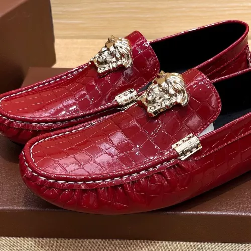 Replica Versace Leather Shoes For Men #1330113 $72.00 USD for Wholesale