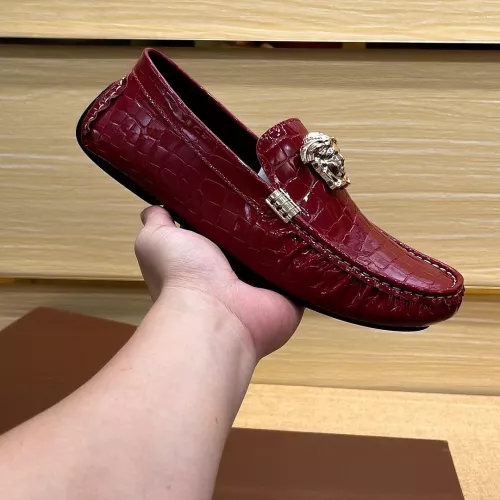 Replica Versace Leather Shoes For Men #1330113 $72.00 USD for Wholesale