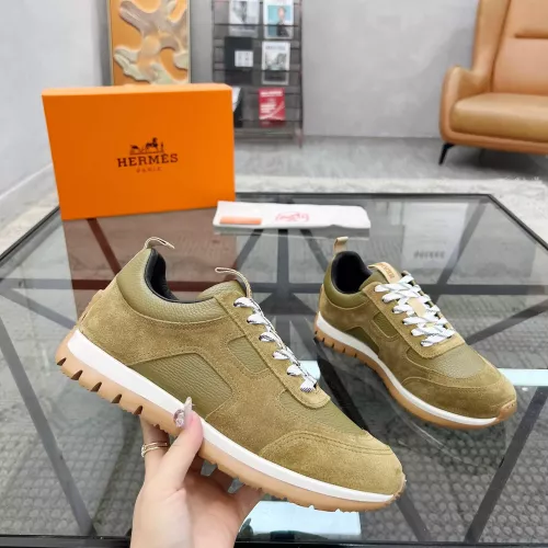Replica Hermes Casual Shoes For Men #1330163 $80.00 USD for Wholesale