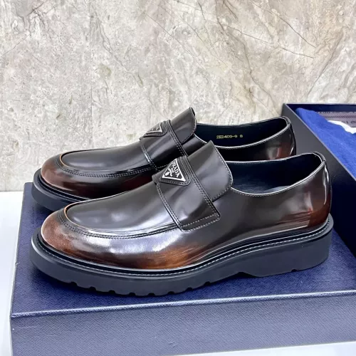 Prada Leather Shoes For Men #1330235 $155.00 USD, Wholesale Replica Prada Leather Shoes