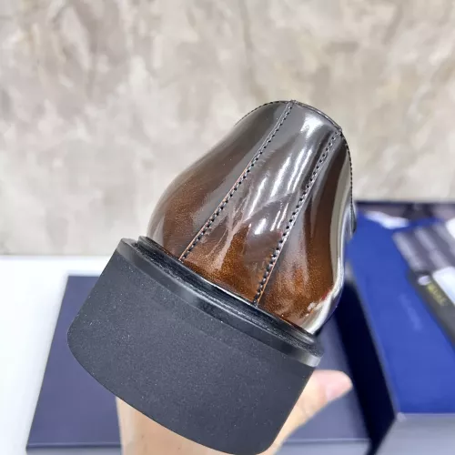 Replica Prada Leather Shoes For Men #1330235 $155.00 USD for Wholesale