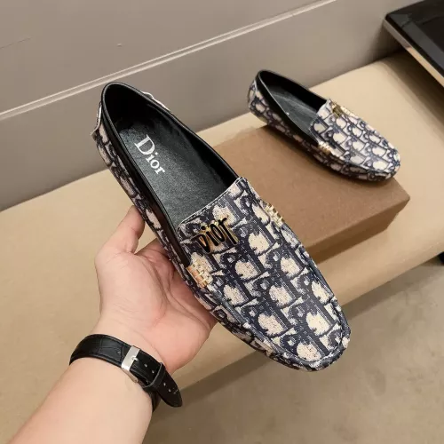 Replica Christian Dior Leather Shoes For Men #1330245 $72.00 USD for Wholesale