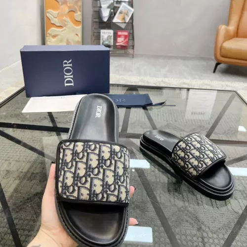 Replica Christian Dior Slippers For Men #1330440 $52.00 USD for Wholesale