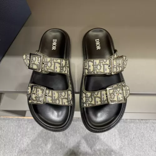 Replica Christian Dior Slippers For Men #1330442 $56.00 USD for Wholesale