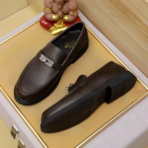 Hermes Leather Shoes For Men #1330753 $85.00 USD, Wholesale Replica Hermes Leather Shoes