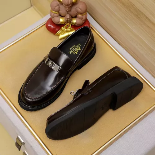 Hermes Leather Shoes For Men #1330757 $85.00 USD, Wholesale Replica Hermes Leather Shoes