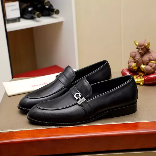 Salvatore Ferragamo Leather Shoes For Men #1330776 $85.00 USD, Wholesale Replica Salvatore Ferragamo Leather Shoes