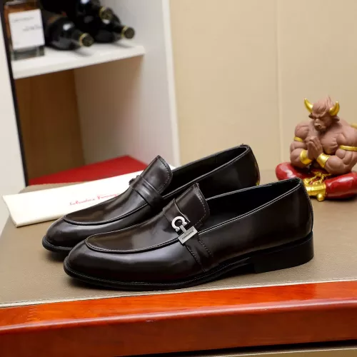 Salvatore Ferragamo Leather Shoes For Men #1330779 $85.00 USD, Wholesale Replica Salvatore Ferragamo Leather Shoes