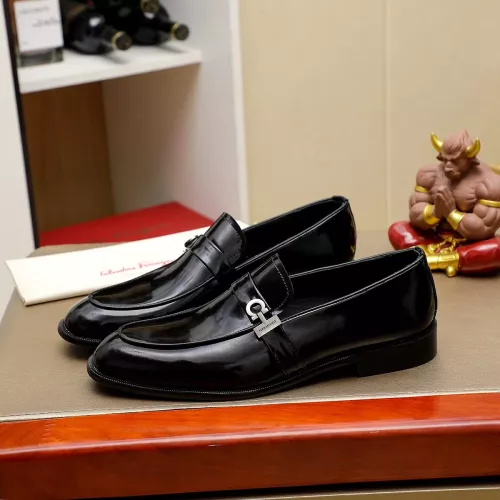 Salvatore Ferragamo Leather Shoes For Men #1330780 $85.00 USD, Wholesale Replica Salvatore Ferragamo Leather Shoes