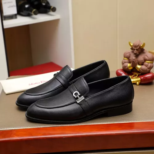 Salvatore Ferragamo Leather Shoes For Men #1330782 $85.00 USD, Wholesale Replica Salvatore Ferragamo Leather Shoes