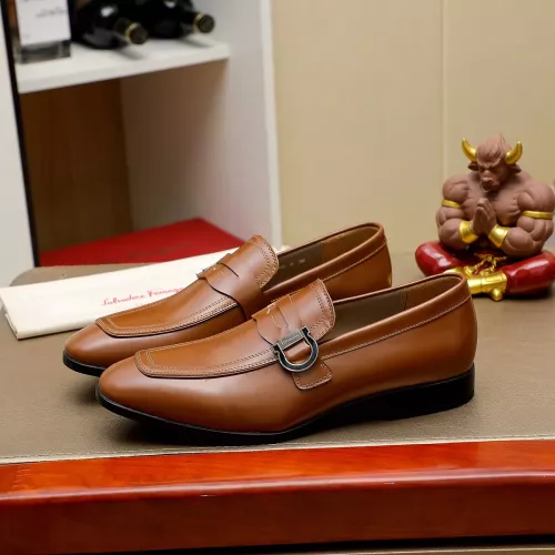 Salvatore Ferragamo Leather Shoes For Men #1330791 $108.00 USD, Wholesale Replica Salvatore Ferragamo Leather Shoes