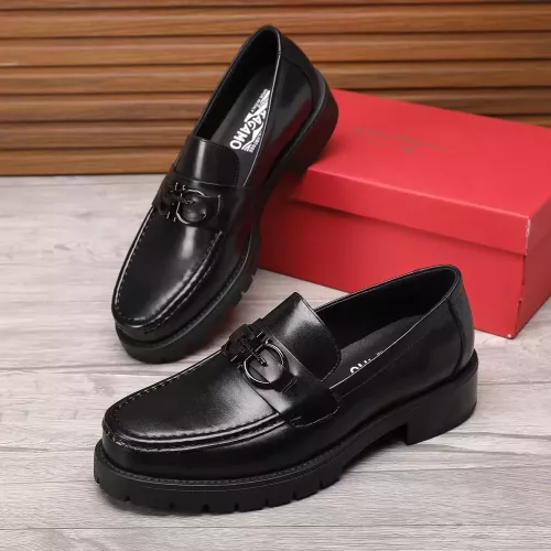 Salvatore Ferragamo Leather Shoes For Men #1330801 $96.00 USD, Wholesale Replica Salvatore Ferragamo Leather Shoes