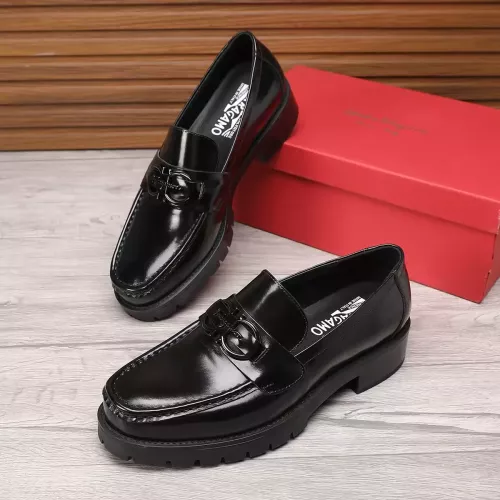 Salvatore Ferragamo Leather Shoes For Men #1330802 $96.00 USD, Wholesale Replica Salvatore Ferragamo Leather Shoes