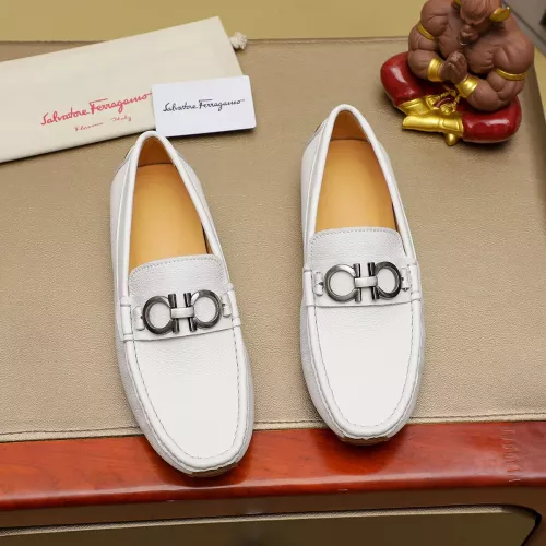 Salvatore Ferragamo Leather Shoes For Men #1330810 $76.00 USD, Wholesale Replica Salvatore Ferragamo Leather Shoes