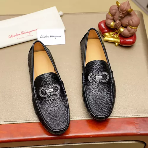 Salvatore Ferragamo Leather Shoes For Men #1330813 $76.00 USD, Wholesale Replica Salvatore Ferragamo Leather Shoes