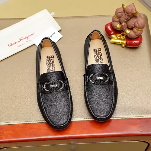 Salvatore Ferragamo Leather Shoes For Men #1330819 $72.00 USD, Wholesale Replica Salvatore Ferragamo Leather Shoes