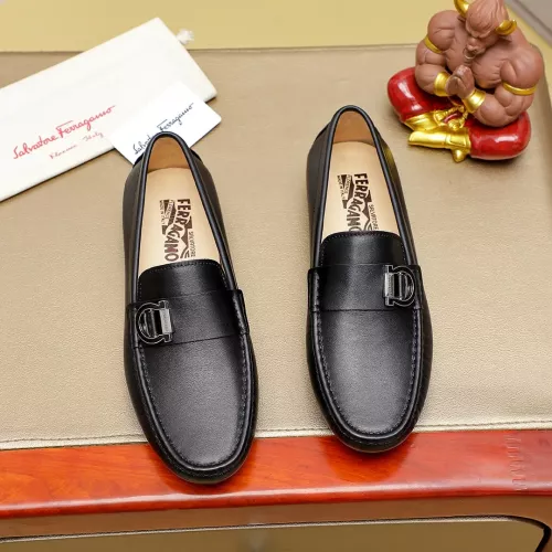 Salvatore Ferragamo Leather Shoes For Men #1330820 $72.00 USD, Wholesale Replica Salvatore Ferragamo Leather Shoes